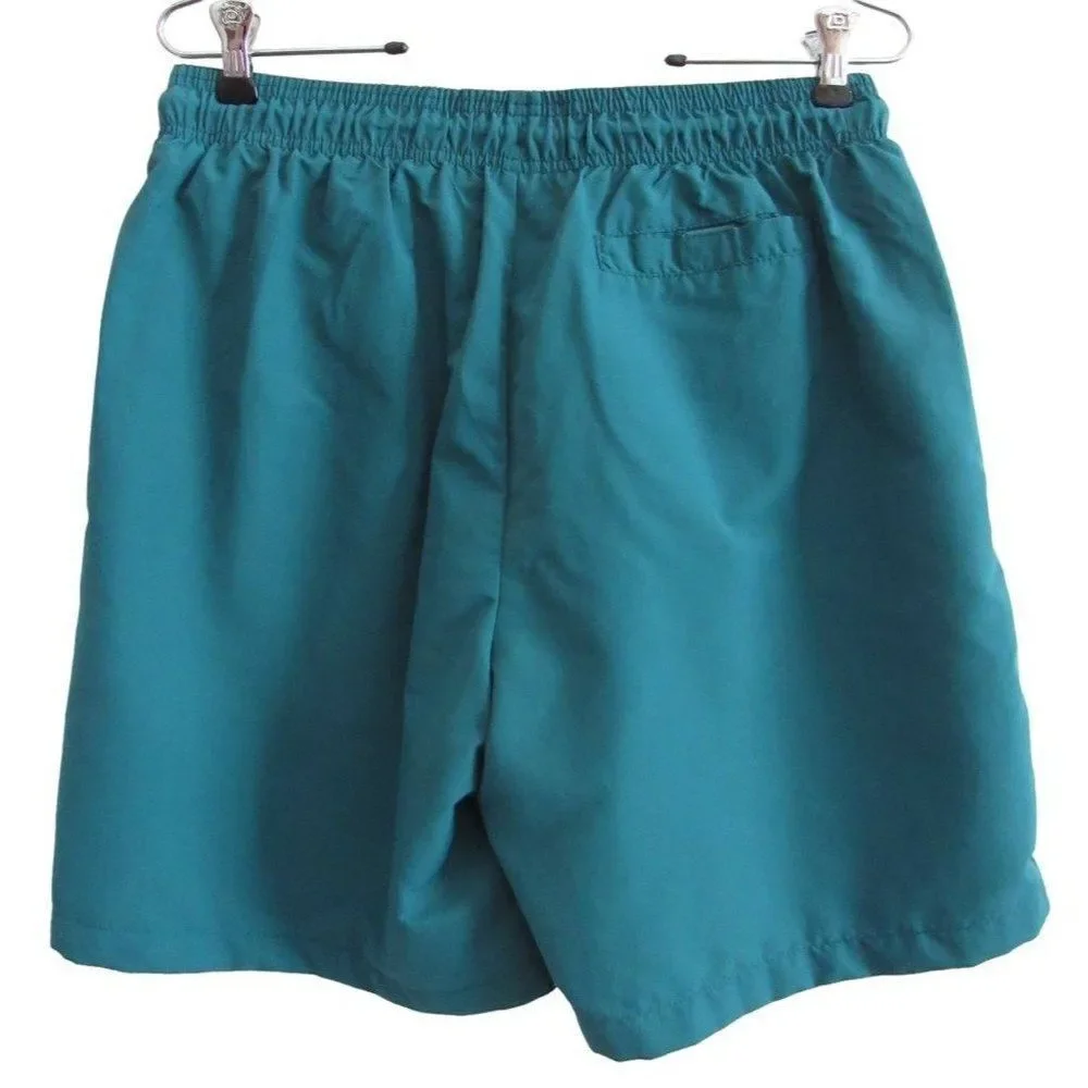 Fila Swim Trunks Teal Green Pockets M‎